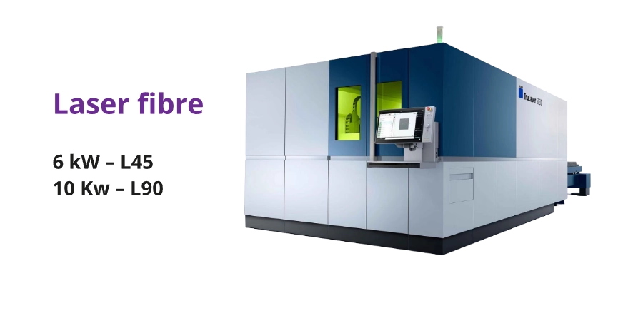 Découpe Laser Métal | Machine découpe fibre 6 kw | Trumpf | Réparation pièces métalliques | L’atelier du Laser, Drôme Ardèche
